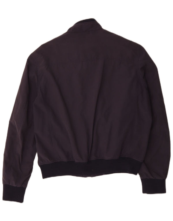 Giubbotto bomber da uomo Brooksfield UK 40 Large blu navy color block in poliammide