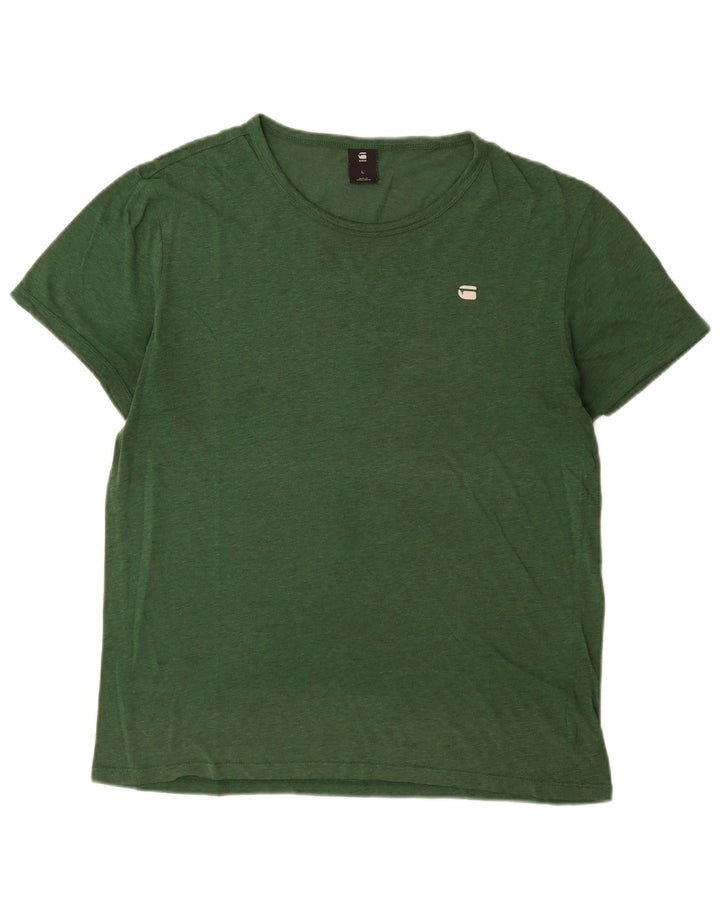 T-shirt da uomo G-Star Top grande in cotone verde