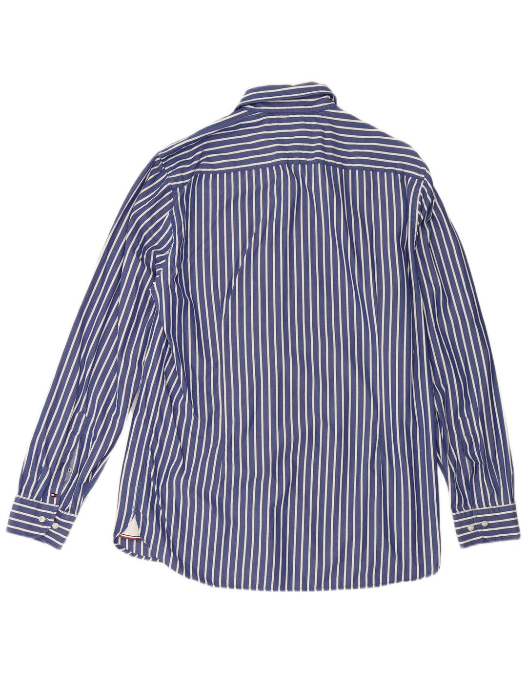 Camicia da uomo Tommy Hilfiger grande cotone a righe blu