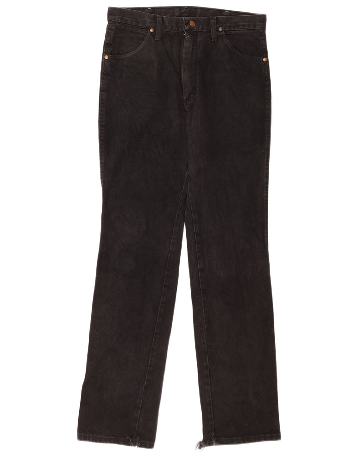 Jeans dritti da donna Wrangler W31 L34 cotone nero