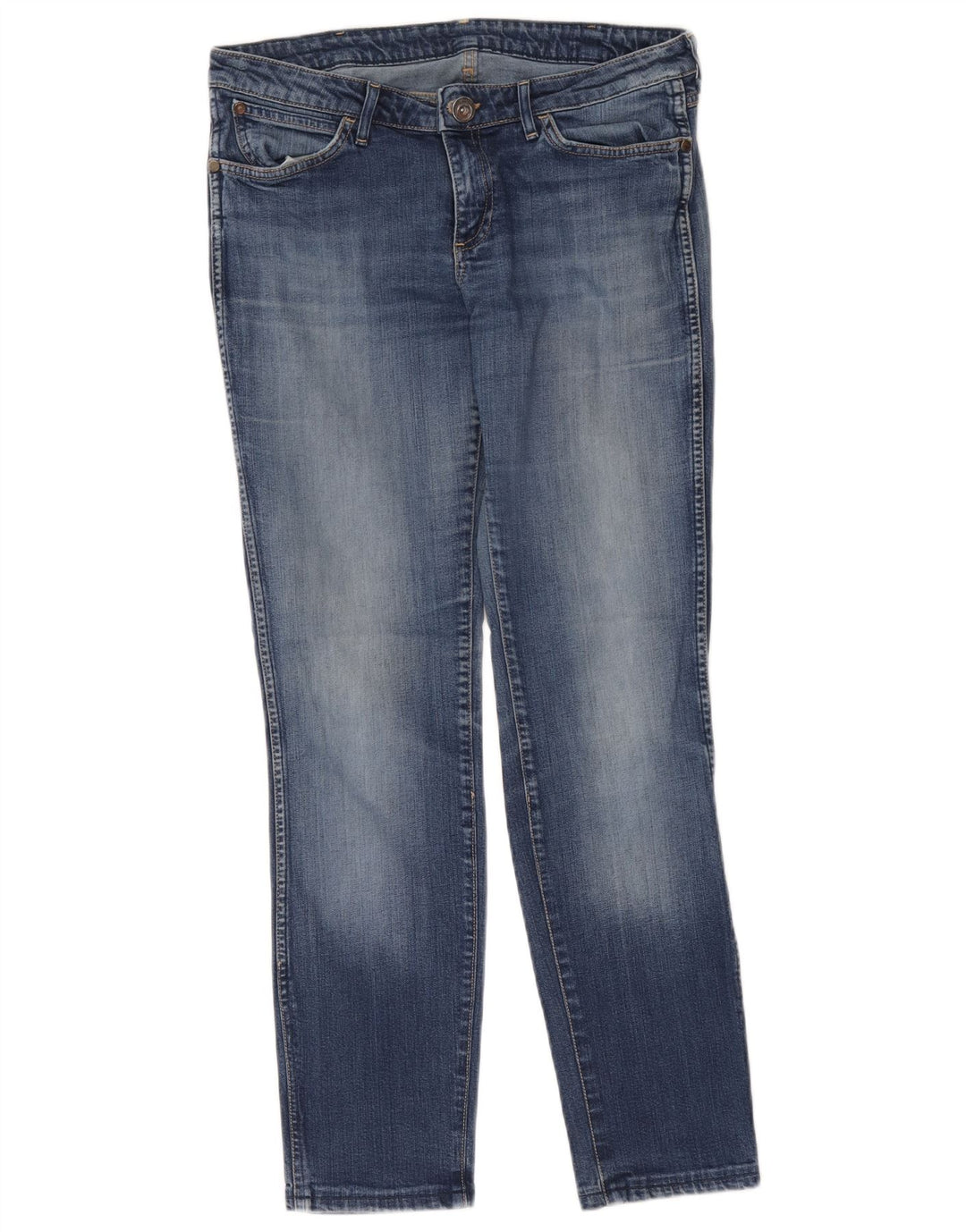 Jeans Wrangler Megan Slim da donna W32 L34 cotone blu