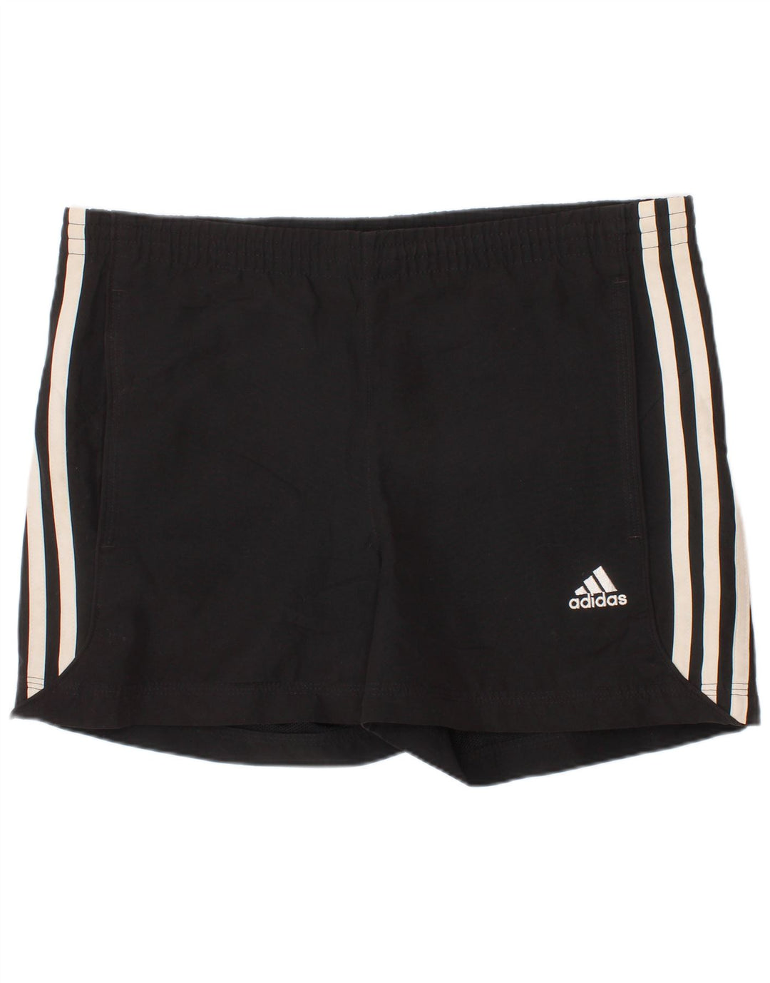Pantaloncini sportivi Adidas Climalite da ragazzo 9-10 anni in poliestere nero