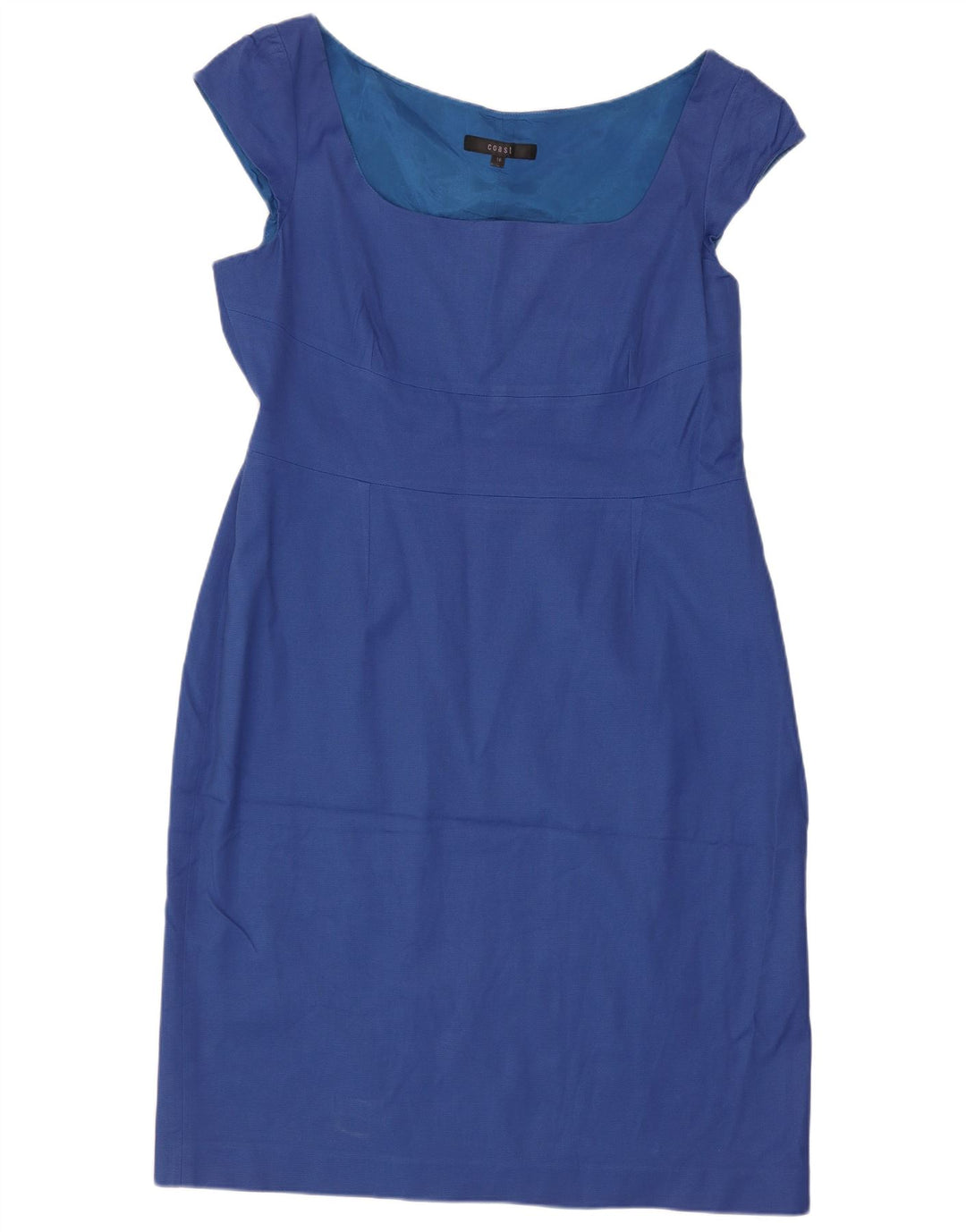 Abito tubino da donna Coast UK 16 grande cotone blu
