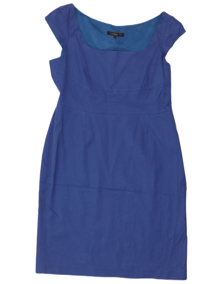 Abito tubino da donna Coast UK 16 grande cotone blu