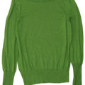 Maglione da donna Marks & Spencer con scollo a barca UK 12 Viscosa verde medio