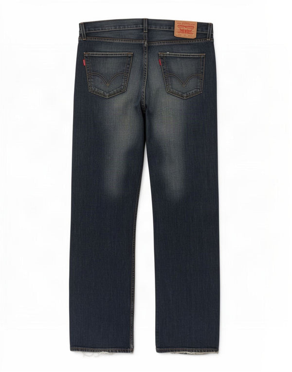 Jeans dritti Levi's 508 da donna W34 L34 cotone blu