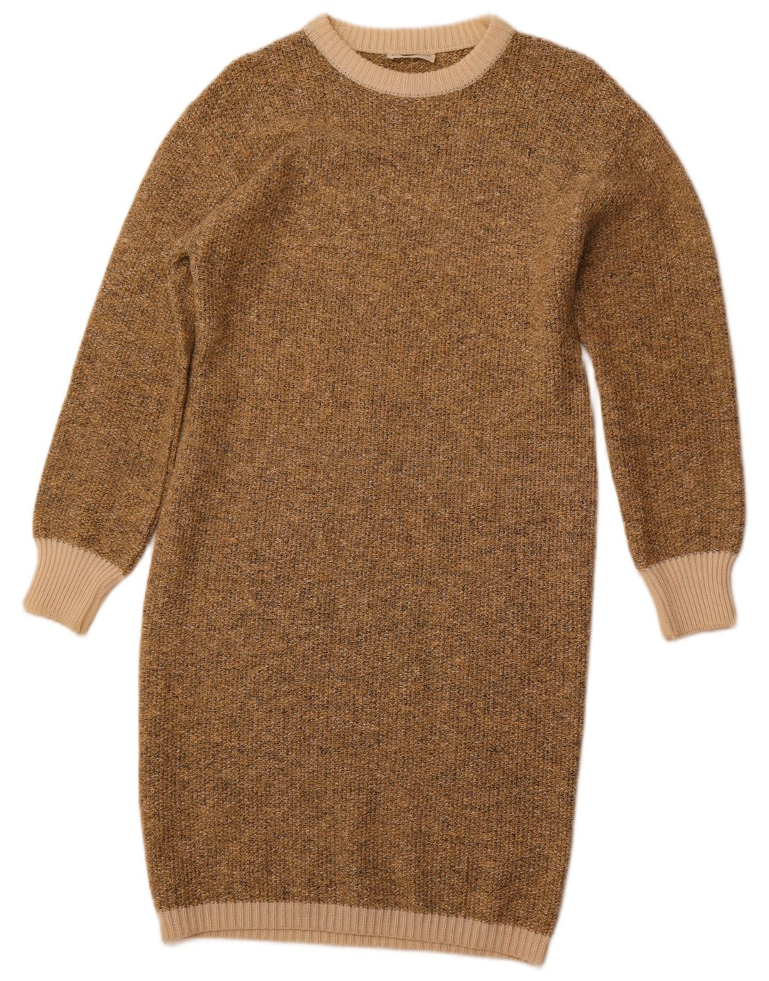 Abito maglione da donna a maniche lunghe ELLE ERRE IT 42 Lana Marrone Medio
