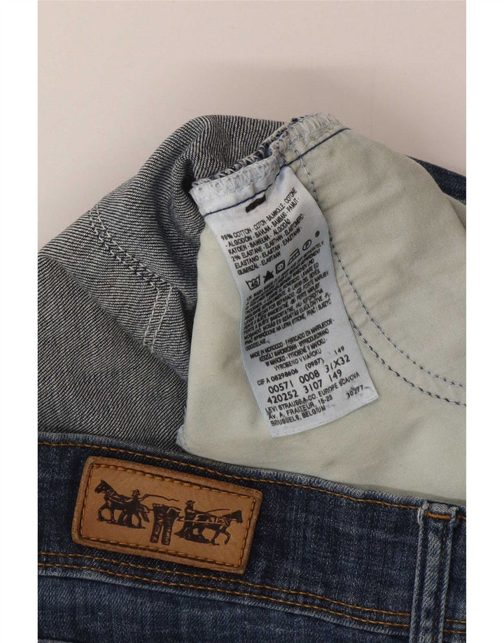 Jeans Levi's 571 Slim da donna W31 L32 in cotone blu