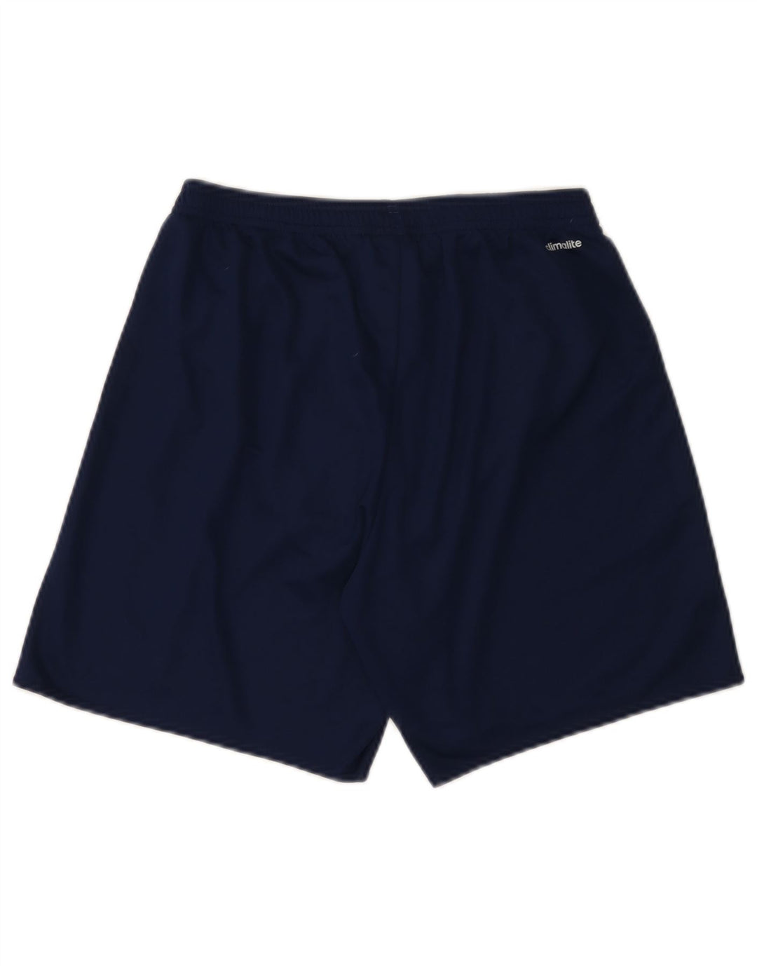 Pantaloncini sportivi Adidas Climalite da uomo medi in poliestere blu navy