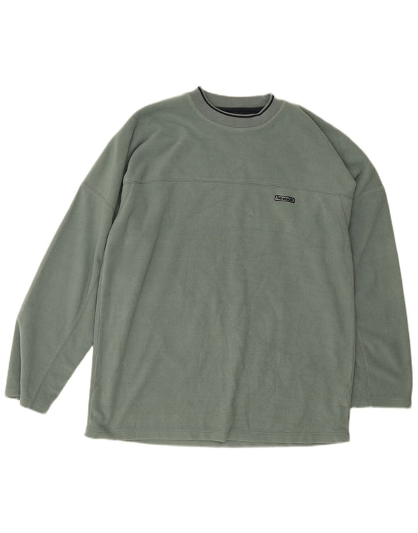 Maglione in pile da uomo Reebok UK 40 poliestere verde medio