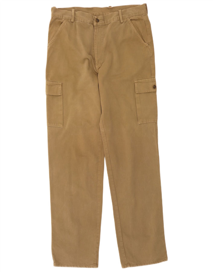 Pantaloni cargo dritti da uomo Carrera W36 L33 in cotone beige