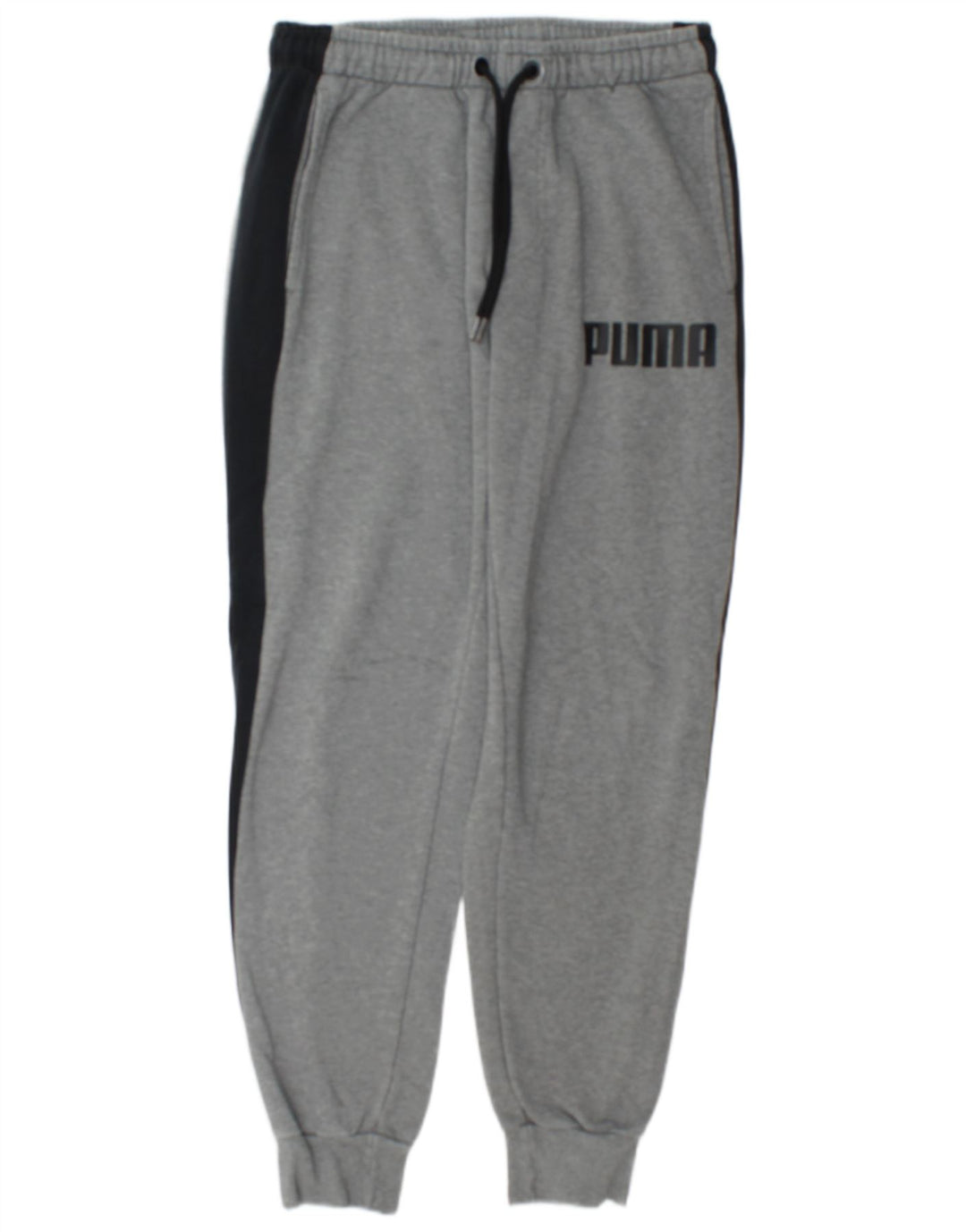 Pantaloni da tuta grafica da uomo Puma Joggers grigio medio color block