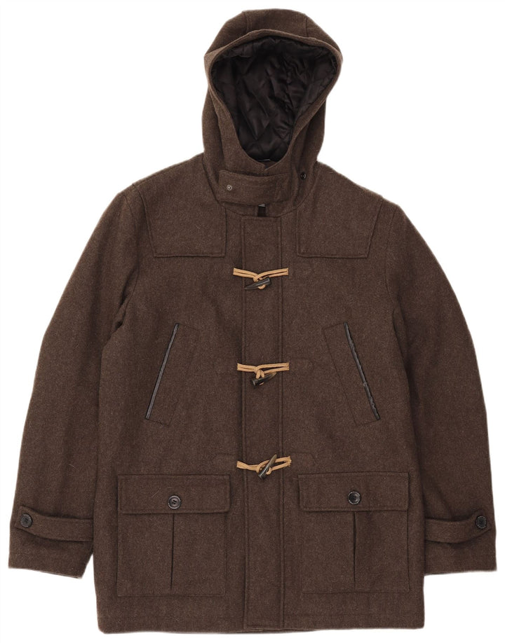 Montgomery con cappuccio da uomo Nautica UK 38 Lana marrone medio
