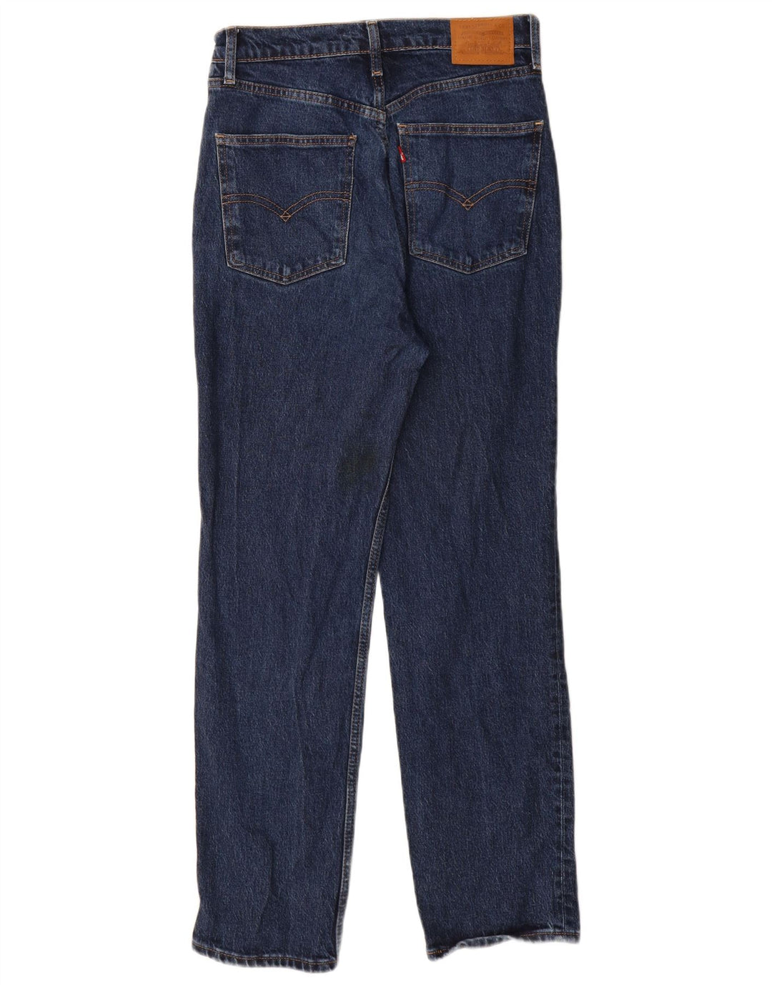 Jeans dritti slim a vita alta da donna Levi's W28 L29 cotone blu