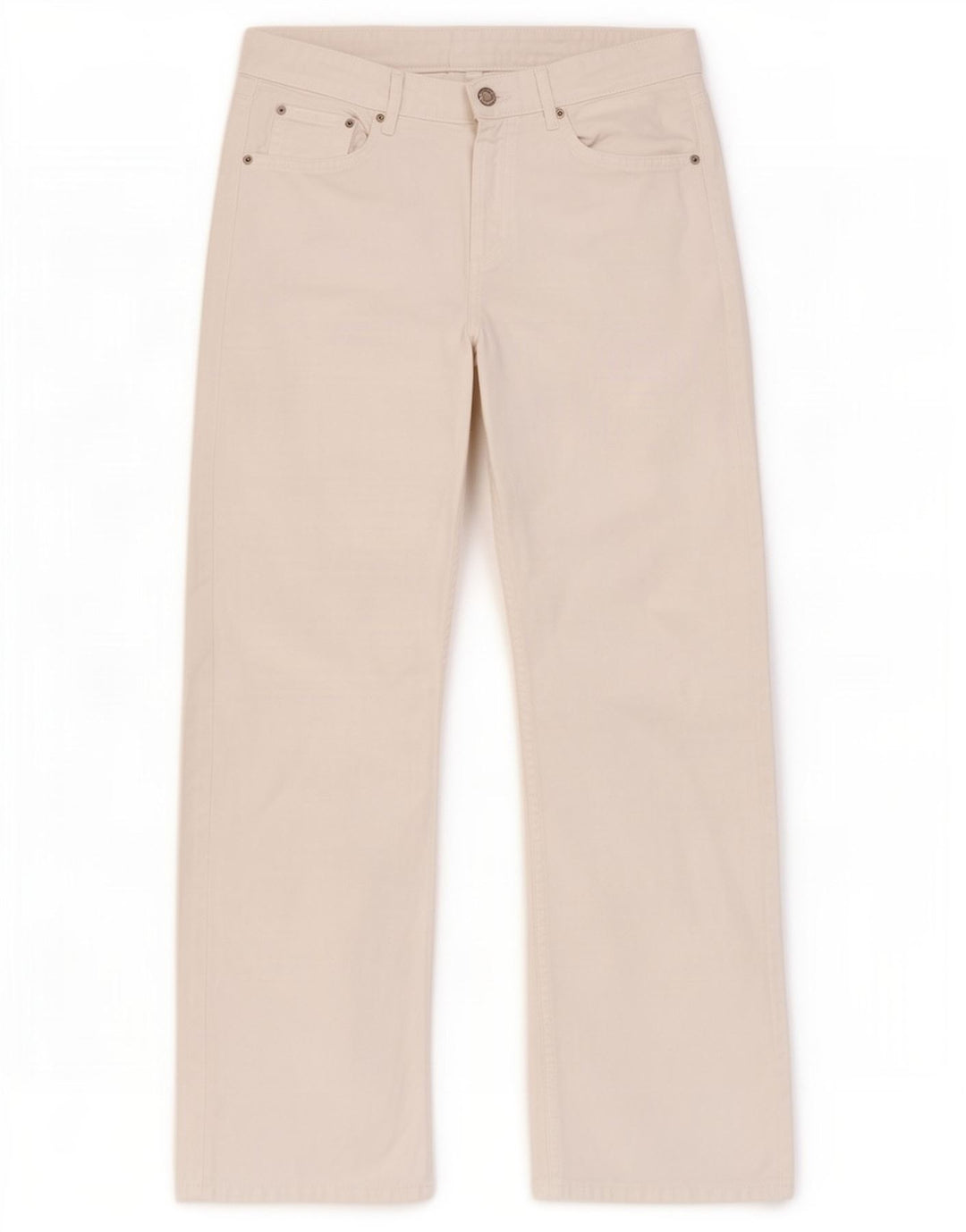 Jeans larghi da donna Massimo Dutti EU 38 Small W28 L31 Bianco