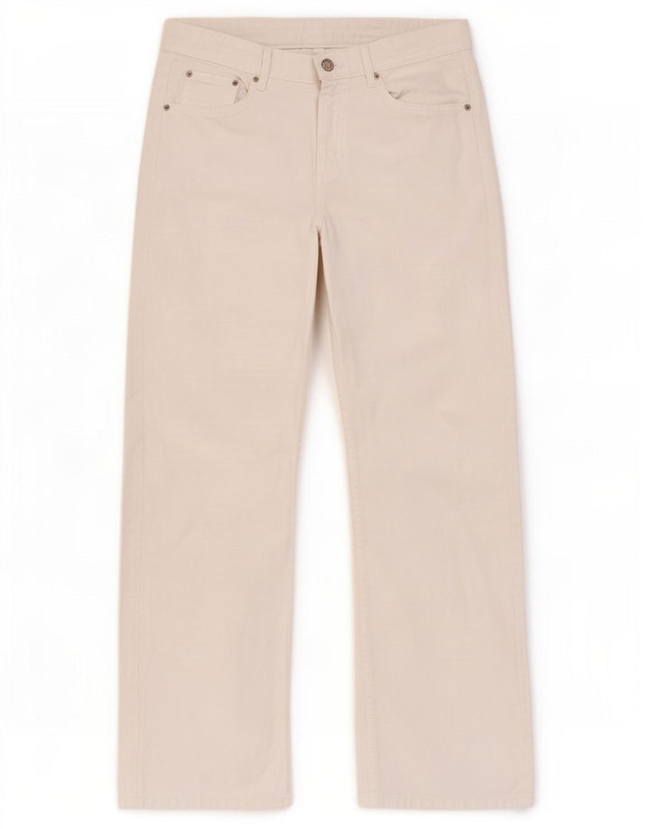 Jeans larghi da donna Massimo Dutti EU 38 Small W28 L31 Bianco