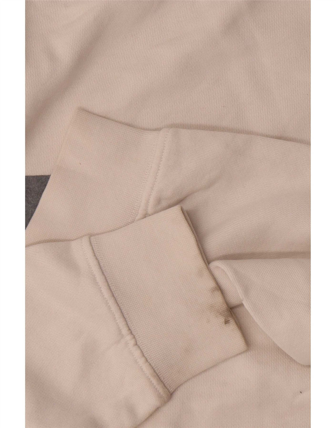 Zara Uomo Felpa Maglione Grande Bianco Colorblock Cotone
