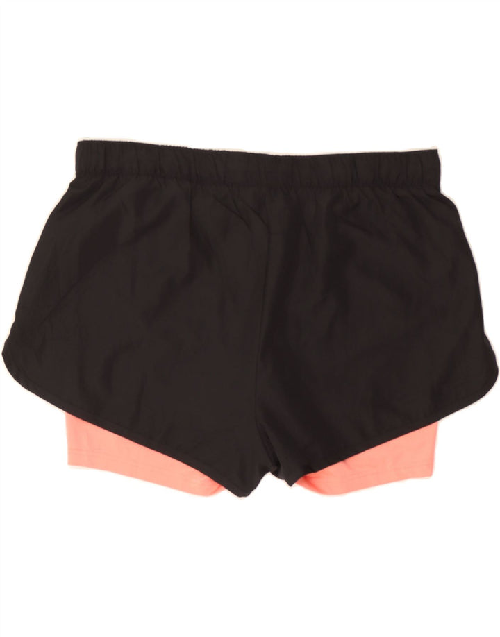 CRIVIT Womens Sport Shorts UK 16 Large  Black Polyester Vintage Crivit and Second-Hand Crivit from Messina Hembry 