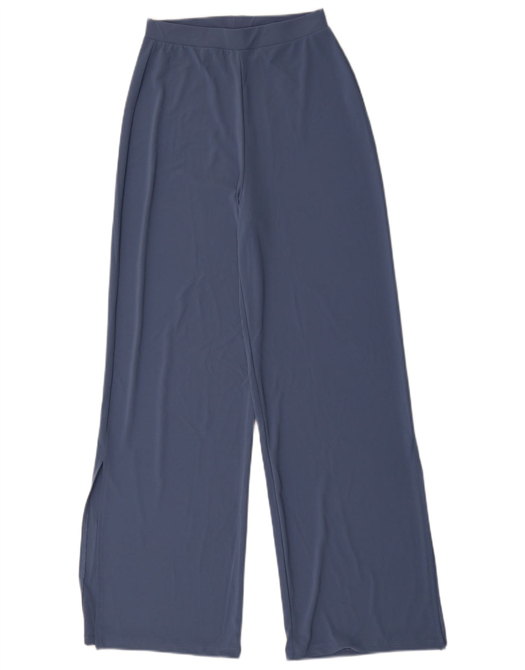 Pantaloni da tuta a vita alta da donna Zara UK 8 piccoli poliestere blu