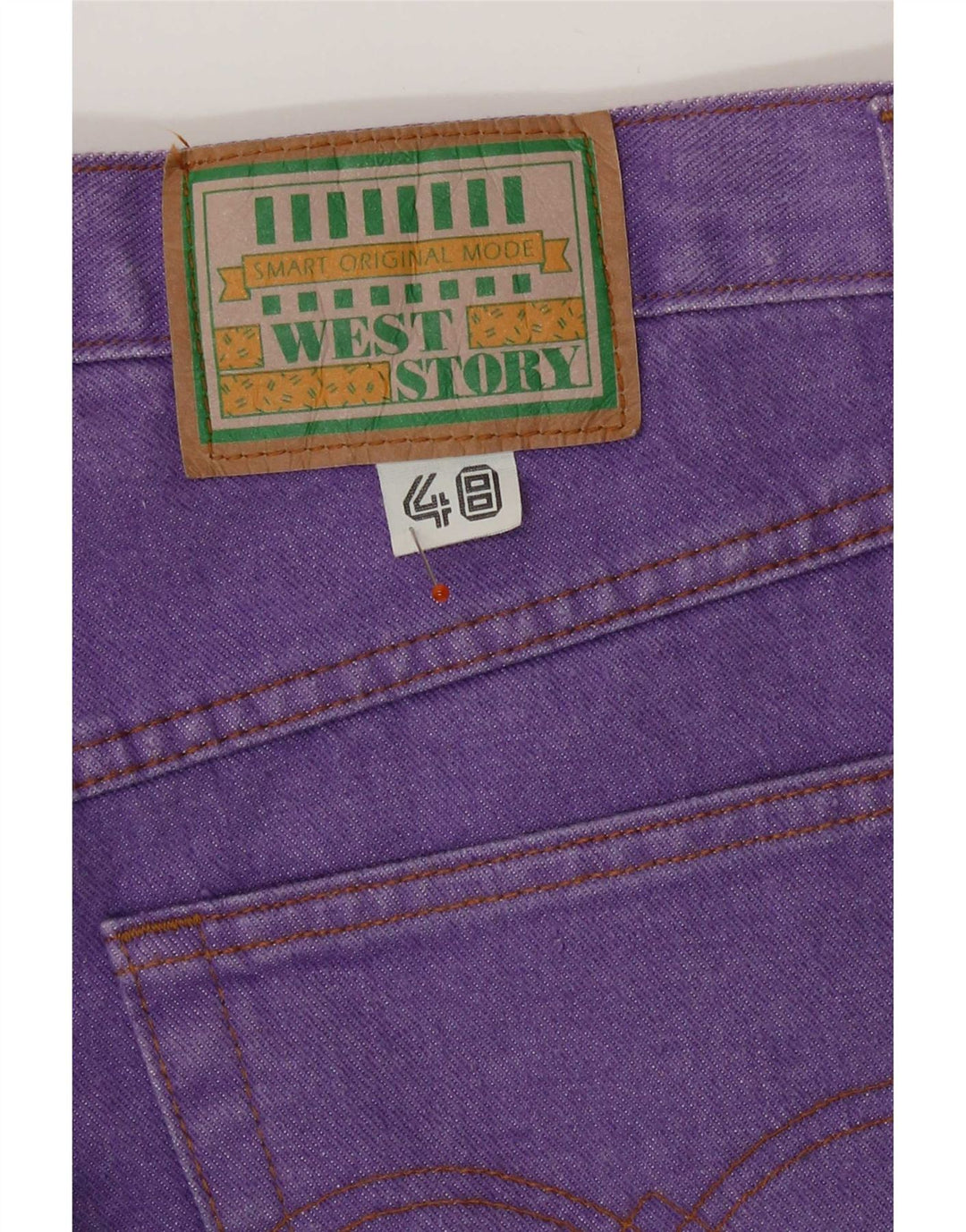 Jeans dritti da uomo West Story IT 48 medio W34 L28 viola