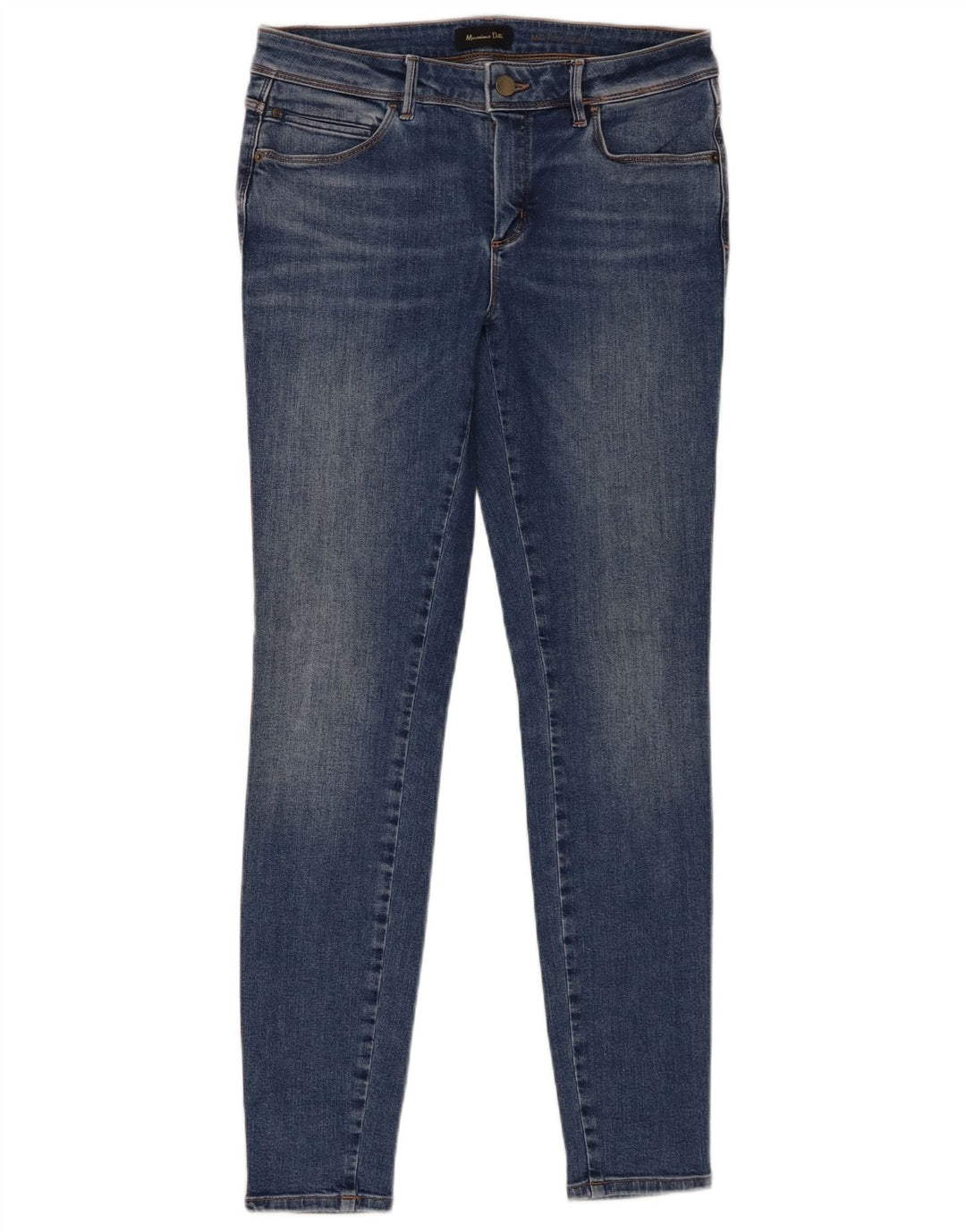 Jeans skinny da donna a vita media Massimo Dutti W30 L30 Blu