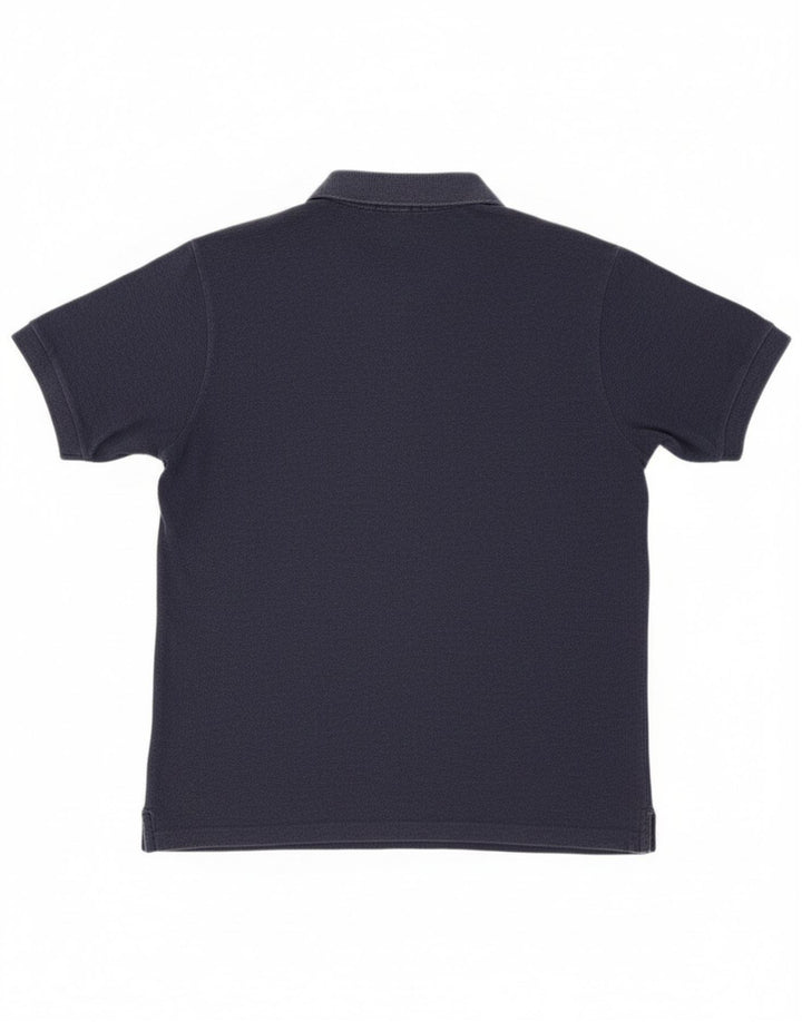 Polo da uomo Lacoste taglia 4 media in cotone blu navy