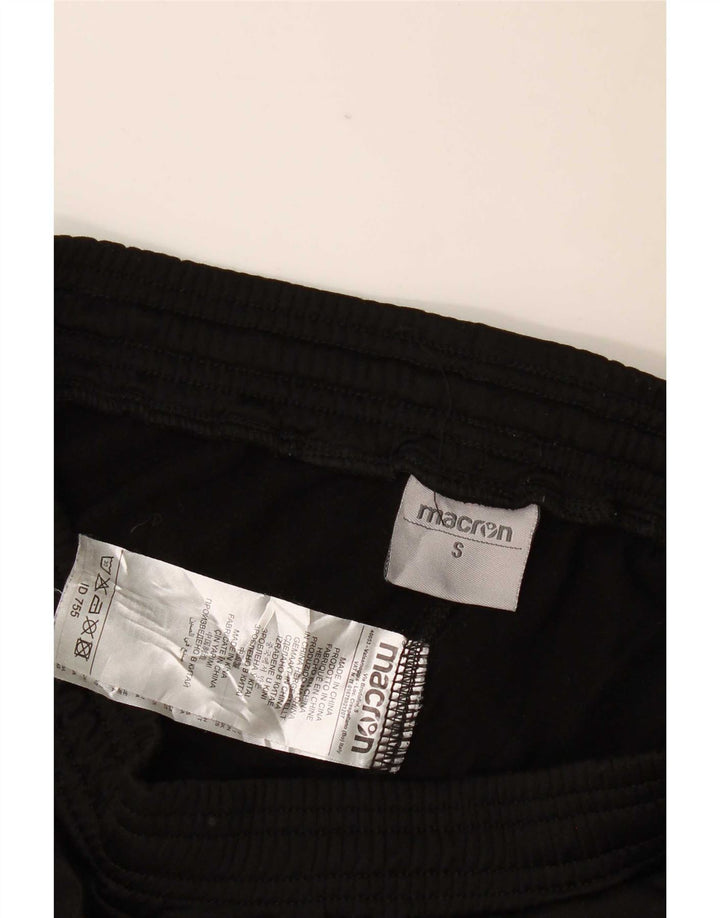Macron Pantaloni da tuta da uomo con grafica Joggers Small Poliestere nero