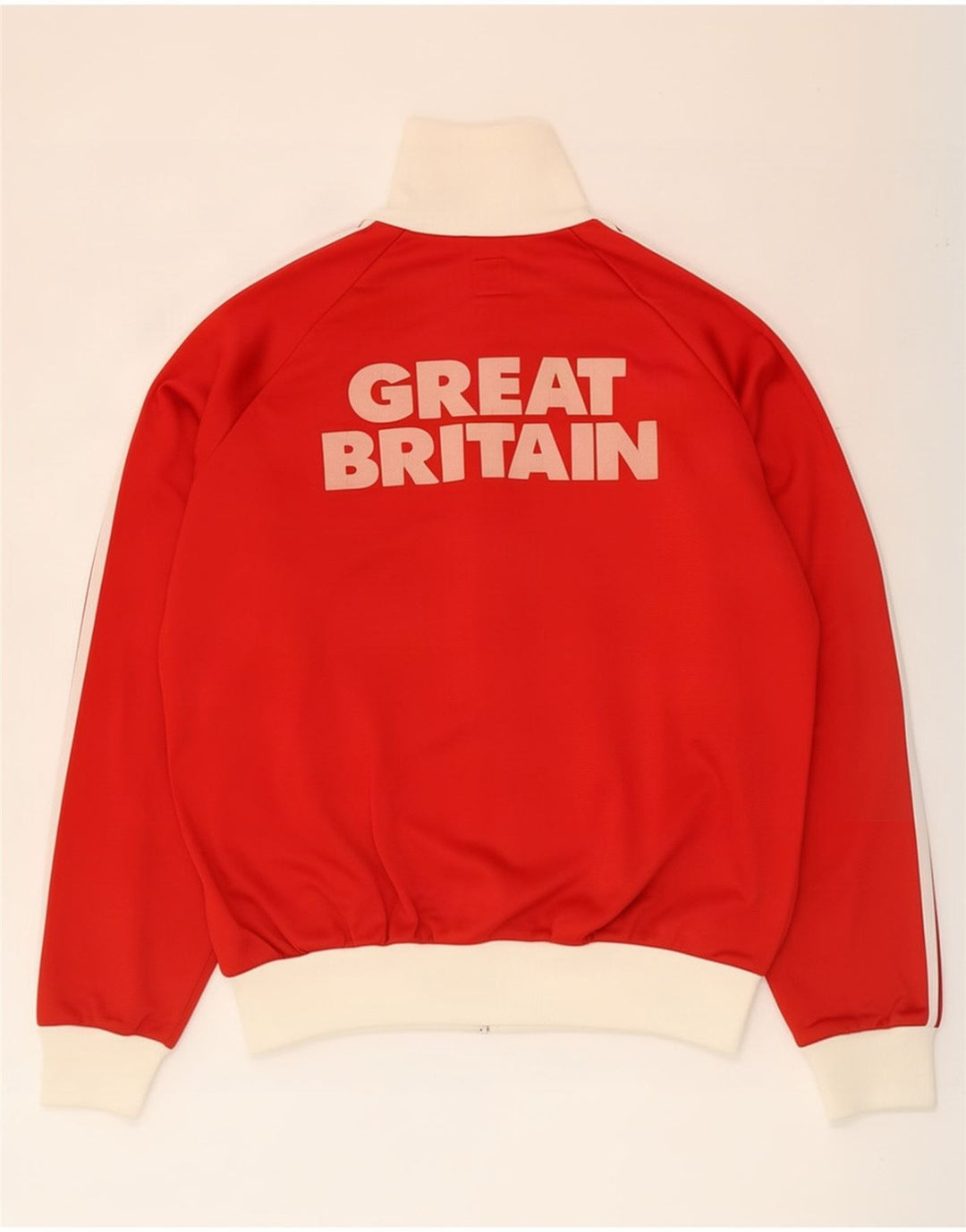 Giacca da ginnastica da uomo Adidas Great Britain, grande, colore rosso