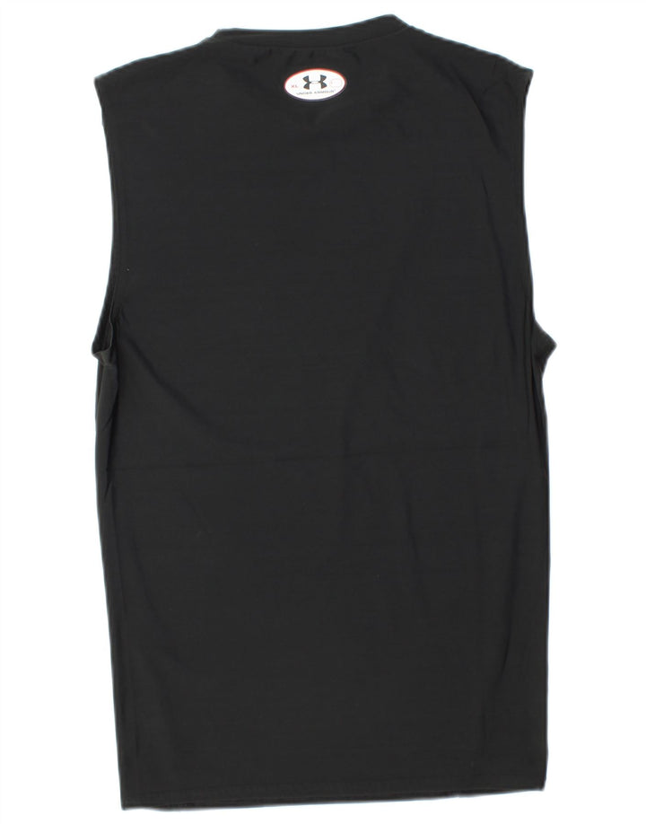 Canottiera termica UNDER ARMOUR per ragazzi 13-14 anni XL poliestere nero