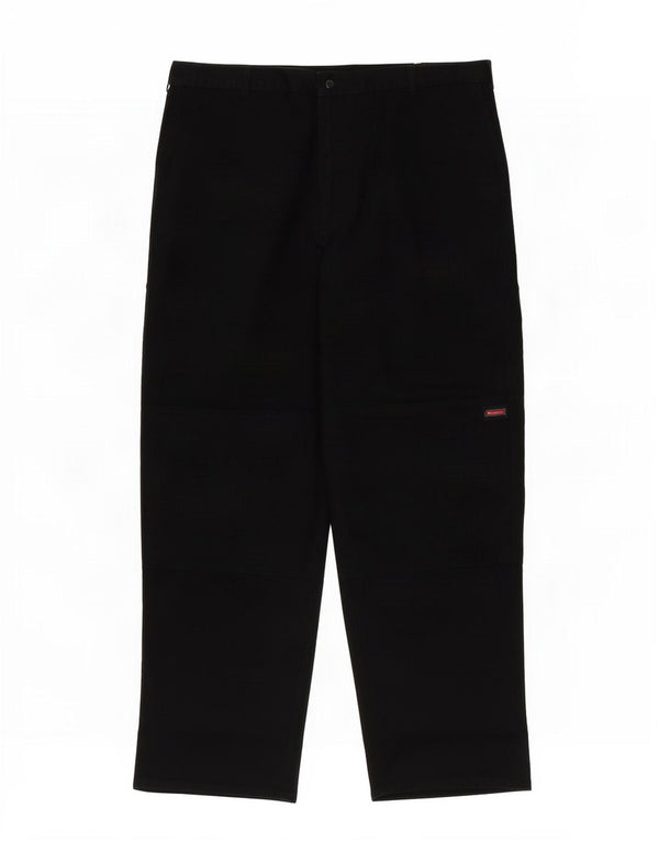 Pantaloni chino dritti da uomo Dickies W42 L32 poliestere nero