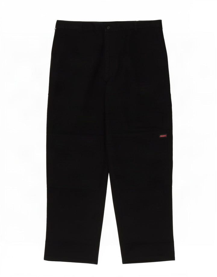 Pantaloni chino dritti da uomo Dickies W42 L32 poliestere nero