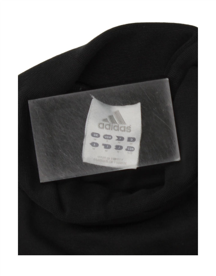 ADIDAS Mens Top Long Sleeve Medium Black Cotton