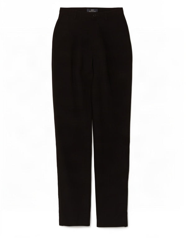 Pantaloni da abito dritti da donna Zara EU 38 Small W28 L32 Lana nera