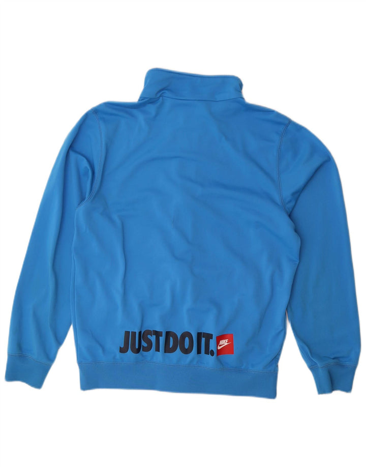 Giacca da ginnastica grafica da ragazzo Nike 13-14 anni XL blu poliestere