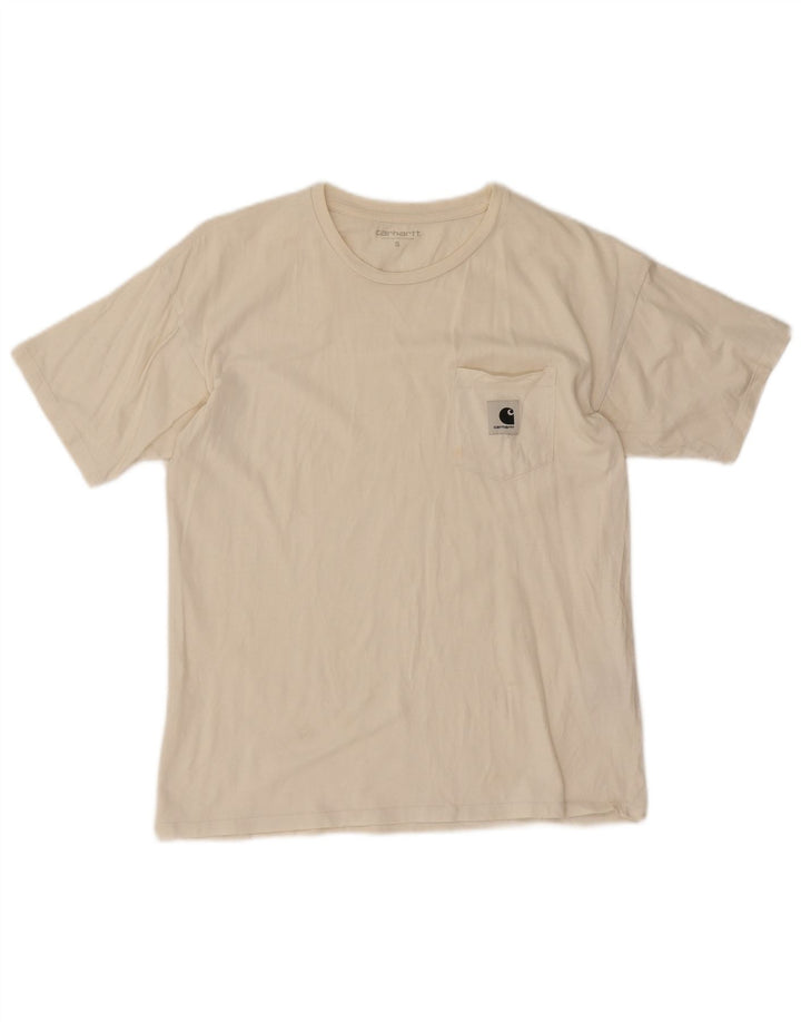T-shirt da uomo Carhartt Top piccola in cotone bianco