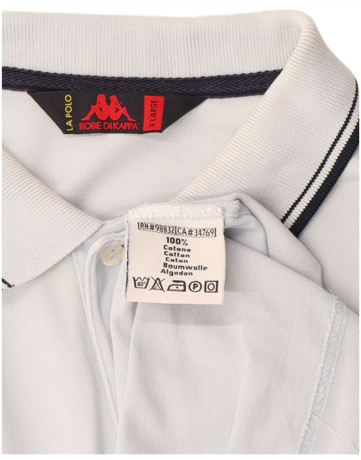 Polo Kappa Uomo XL Cotone Blu