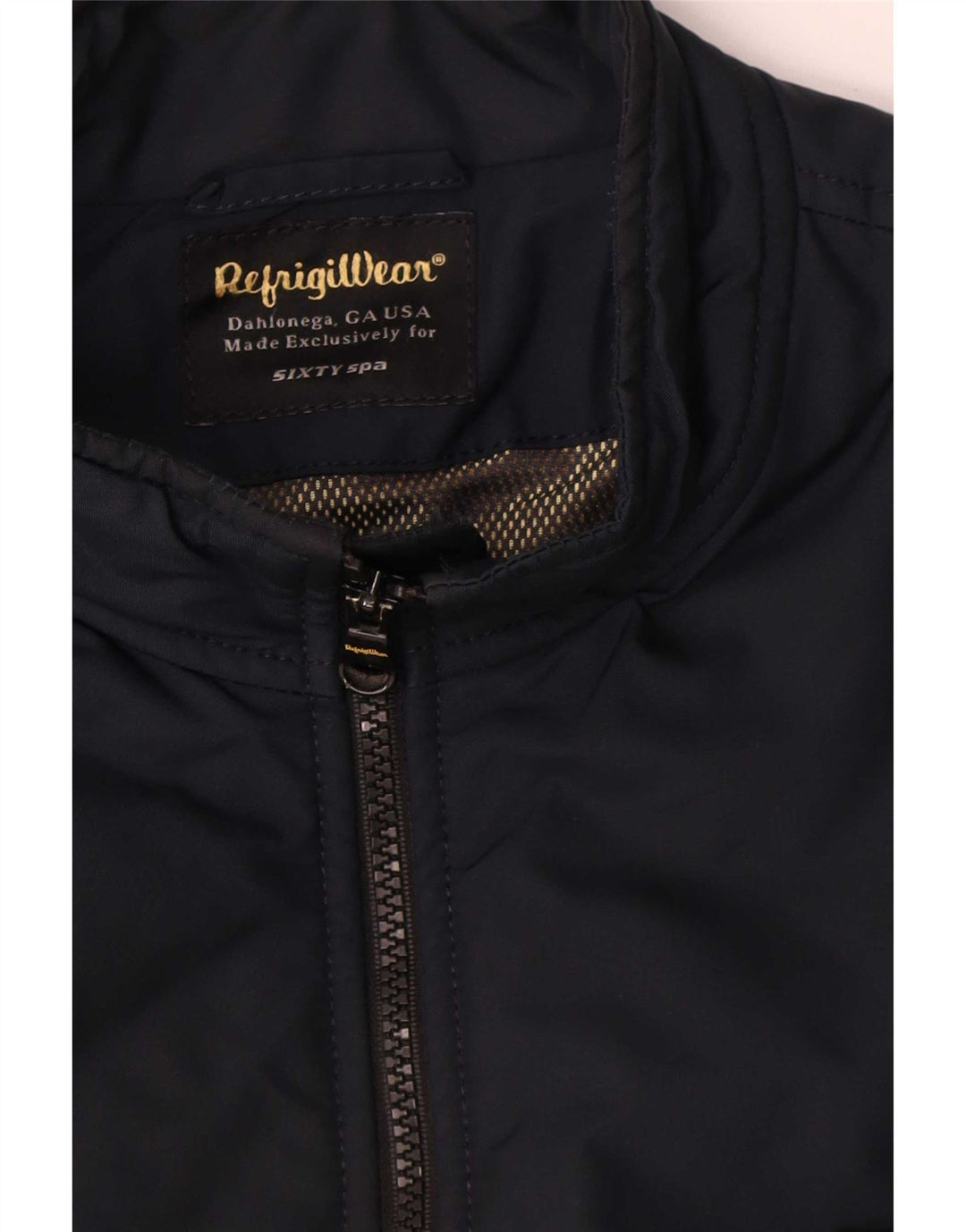 Refrigiwear Bomber da uomo Sixty spa IT 50 Large Blu Navy Colourblock