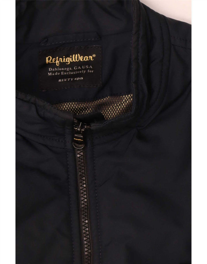 Refrigiwear Bomber da uomo Sixty spa IT 50 Large Blu Navy Colourblock