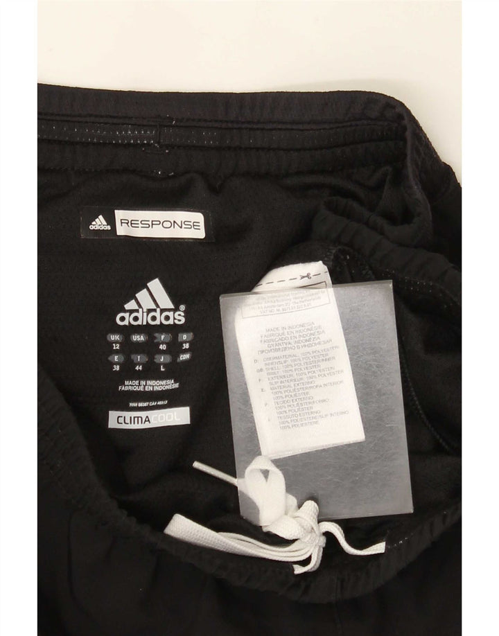 Pantaloncini sportivi Adidas Climacool da donna UK 12 medio poliestere nero