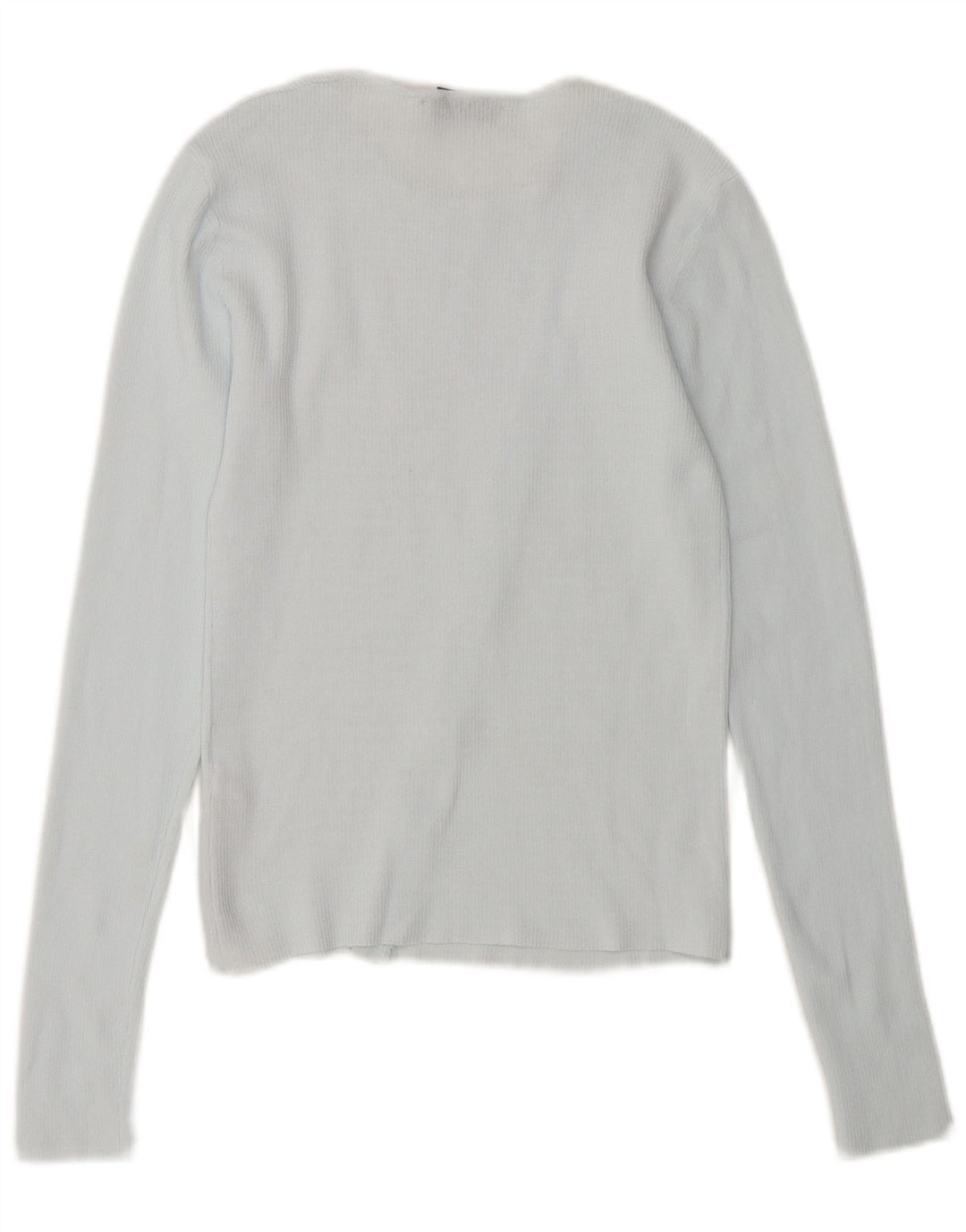 Top cardigan corto da donna Zara UK 10 piccolo nylon blu