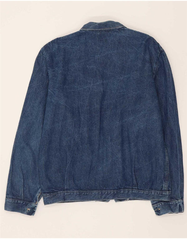 Giacca di jeans vintage da uomo IT 52 XL Blu