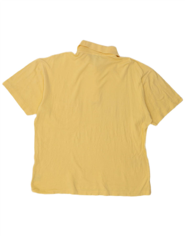 Polo Uomo Valentino Large In Cotone Giallo