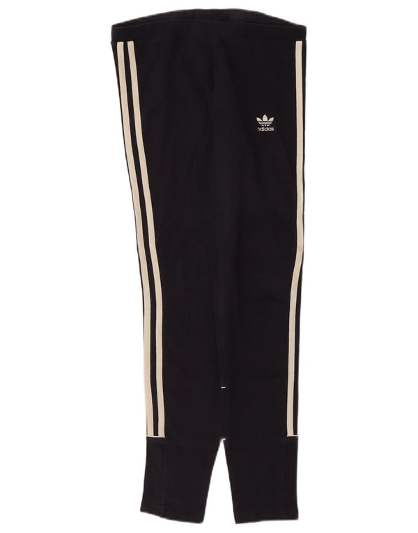 Leggings Adidas da donna UK 8 Small in cotone blu navy