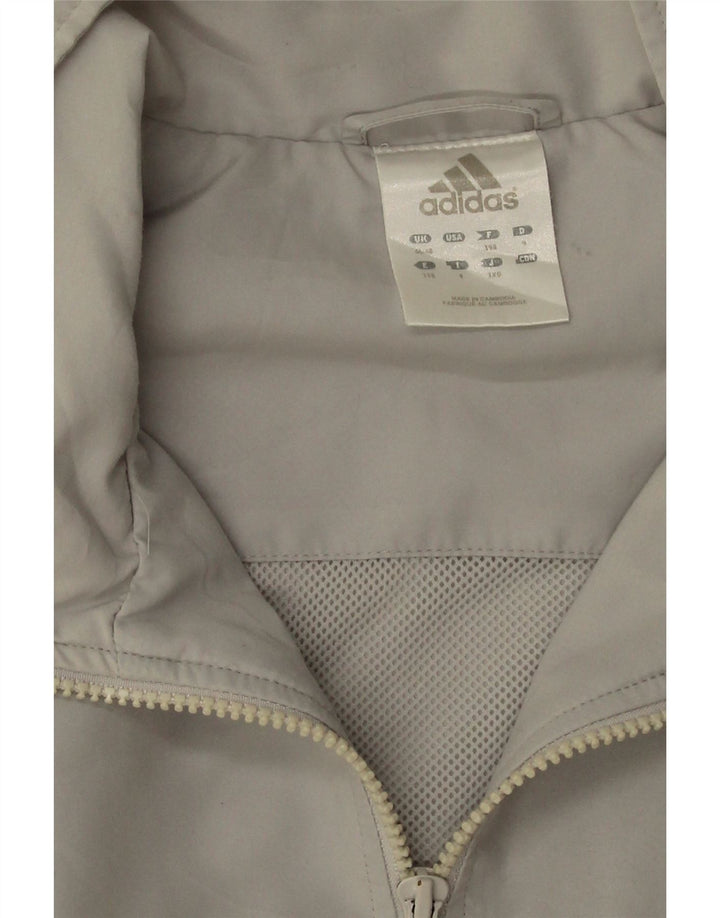 Giacca da tuta da uomo Adidas UK 46/48 XL Poliestere grigio