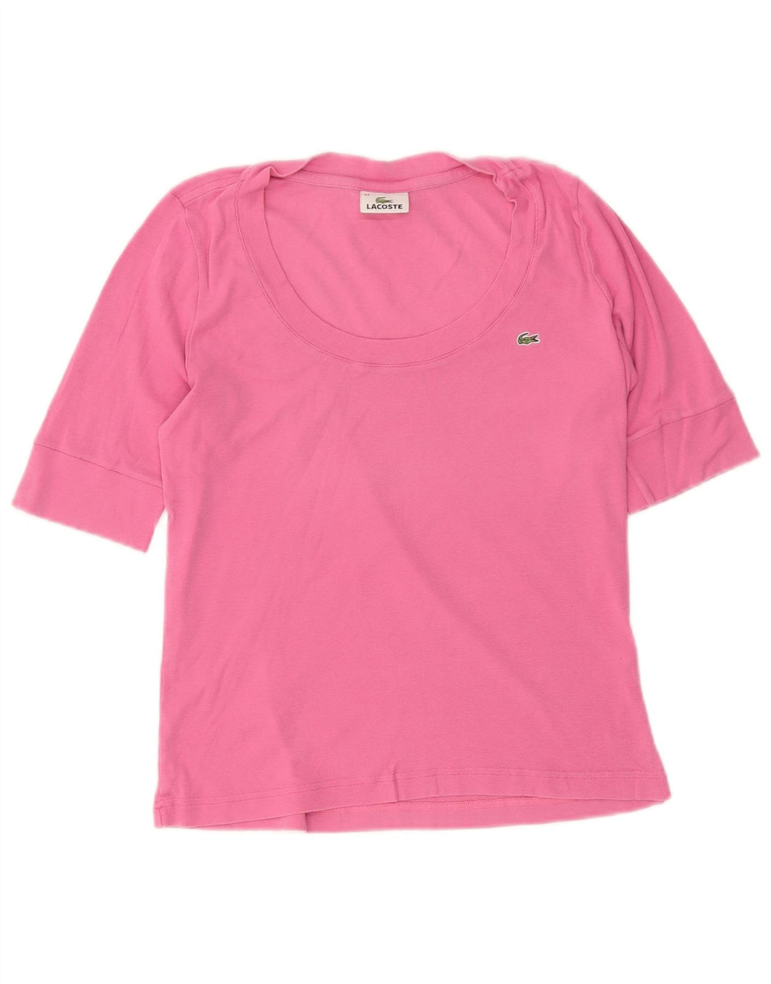 T-shirt da donna Lacoste taglia 44 grande in cotone rosa