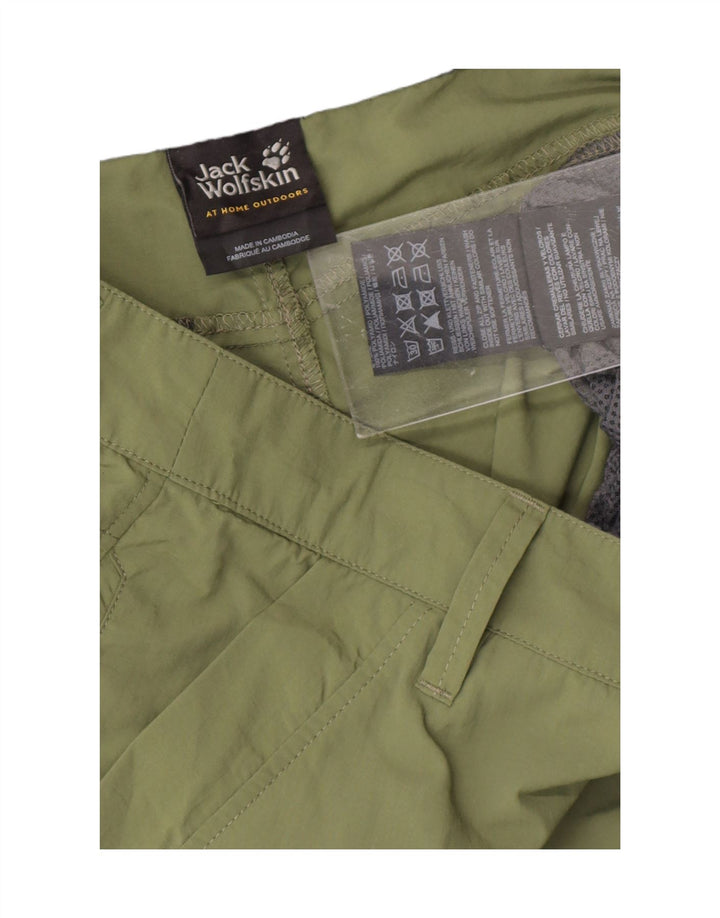 JACK WOLFSKIN Mens Chino Shorts W32 Medium Khaki Polyamide Vintage Jack Wolfskin and Second-Hand Jack Wolfskin from Messina Hembry 
