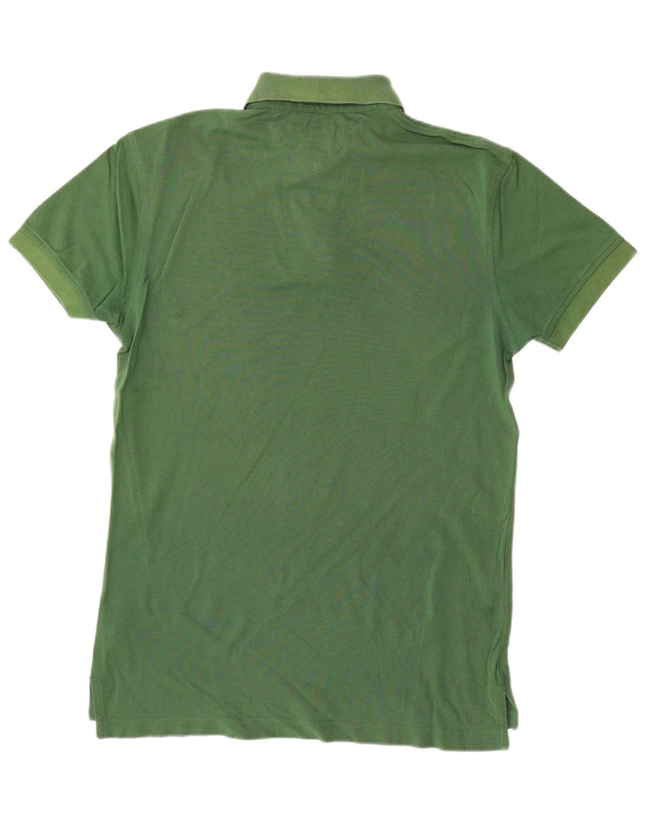 Polo da uomo Tommy Hilfiger in cotone verde medio