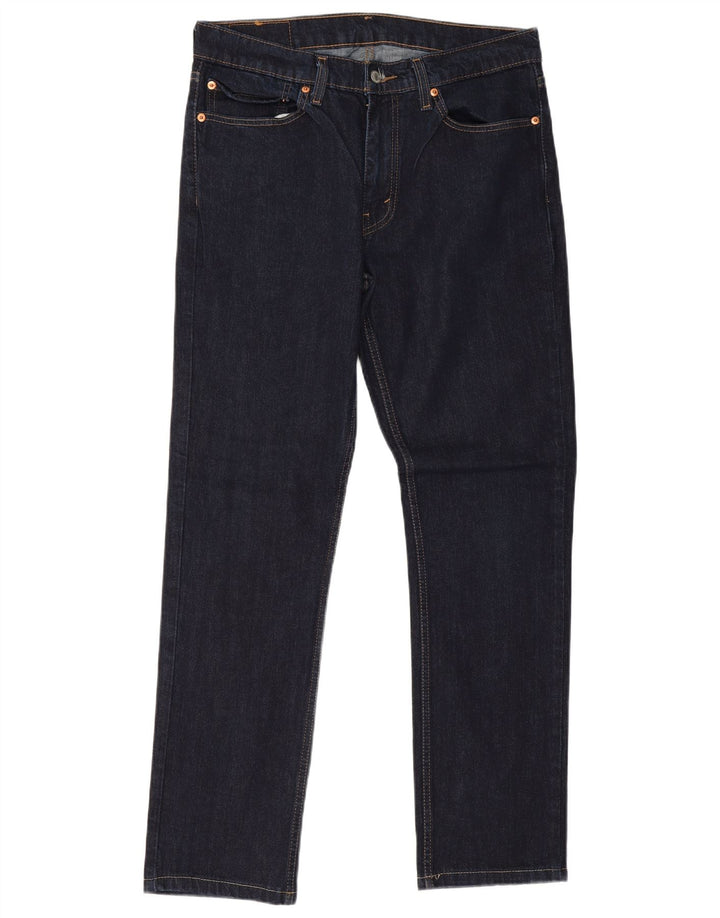 Levi's Uomo 511 Slim Jeans W34 L31 Blu Navy Cotone