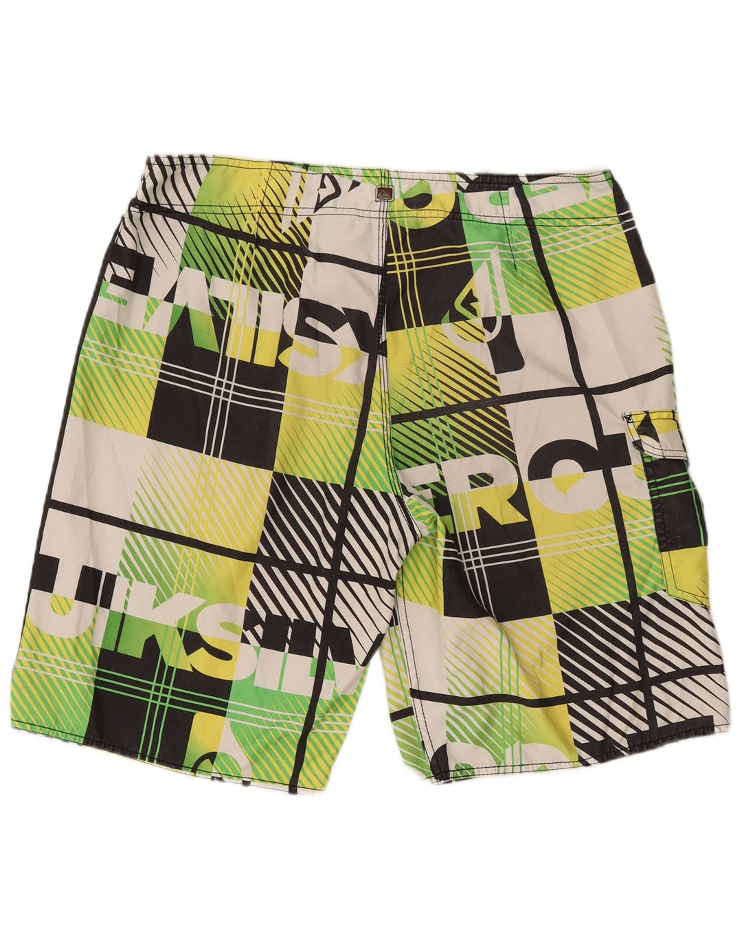 Pantaloncini da bagno grafici da uomo O'Neill XL a quadri verdi