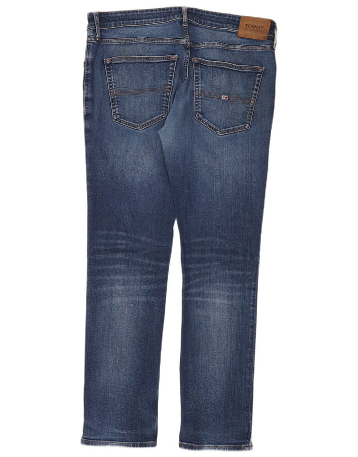 Jeans slim da uomo Tommy Hilfiger W36 L32 Blu